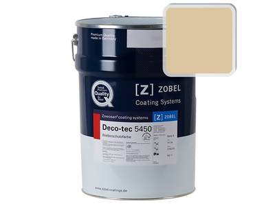 Краска для дерева акриловая ZOBEL Deco-tec 5450A RAL 1014 шелковисто-матовая, 1 л Изображение