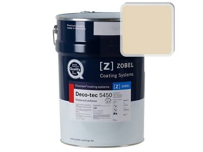 Краска для дерева акриловая ZOBEL Deco-tec 5450A RAL 1015 шелковисто-матовая, 1 л Изображение