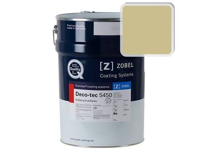 Краска для дерева акриловая ZOBEL Deco-tec 5450B RAL 1000 шелковисто-матовая, 1 л Изображение