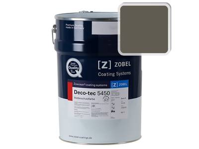 Краска для дерева акриловая ZOBEL Deco-tec 5450C RAL 7013 шелковисто-матовая, 1 л Изображение