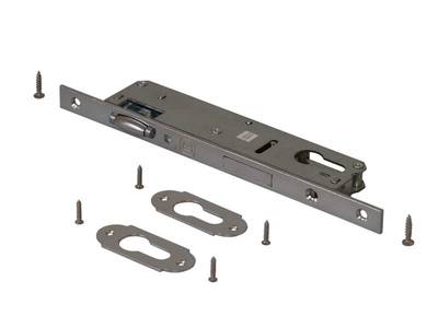 Замок Elementis с ригелем и роликовой защелкой 155 PZ/F16/35, хром полированный Изображение