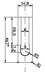 Колпачок декоративный ELEMENTIS d14, латунь матовая, алюминиевый Изображение 2